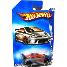 HONDA CIVIC Si Hot Wheels 2009 Modified Rides Series 6/10 Silver Honda Civic Si 1:64 Scale Collectible Die Cast Metal Toy Car Model #162