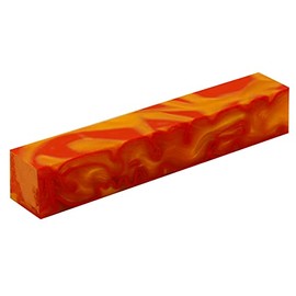 Penn State Industries WXKNA05 Kirinte Pattern Acrylic Penturning Blank, 3/4" x 3/4" x 5" (Sunburst)