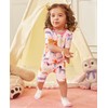 babee Reshinee Bamboo Viscose Toddler Girls Kids Short Sleeve Pajamas