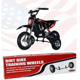 Hardline Products USA Training Wheels for Hiboy DK1 – Evercross EV12m – Isinwheel A12 & A14 – ENYOPRO – Elemara – Aosom – Tcaraiwen – Ecoleap – Hovermax H12M – Jetson Fort Electric Dirtbikes