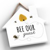 Global Designs Bee Our Guest Bee Themed Decorative Wooden House