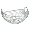 Zeller Fruit Bowl, metal Silver, 27.5 x 26 x 15