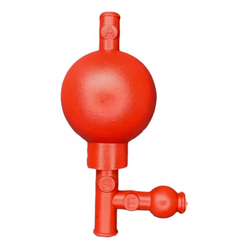 ALEFA Propipeta De 3 Vías Succionador De Pipetas Bulbo 5pzs