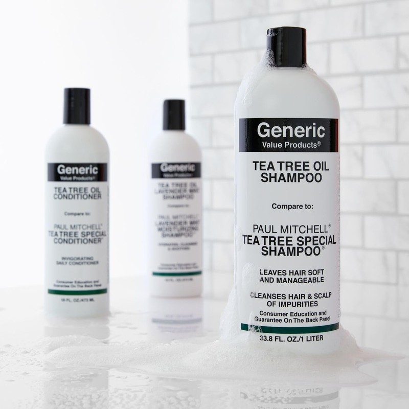 Generic Value Products Tea Tree Oil Shampoo, Leaves Hair Soft