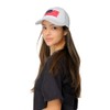 C.C American Flag Patch Baseball Cap (White)