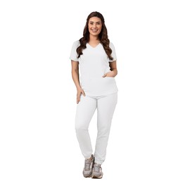 Green Town - Juego de exfoliantes para mujer, Blanco, M