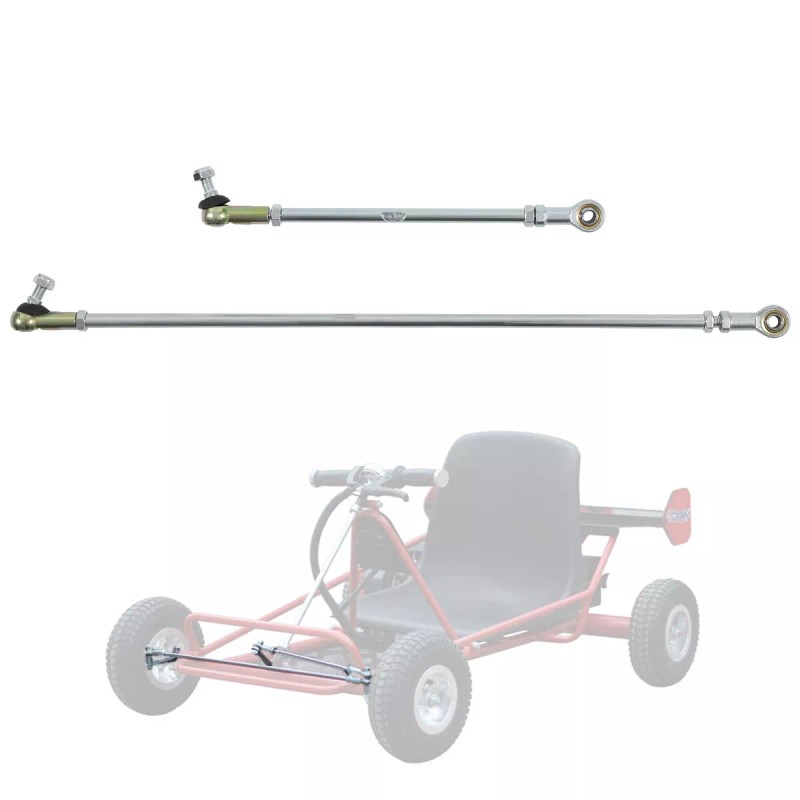 ZXMT Short & Long Tie Rod Set w/ Ends Replacement