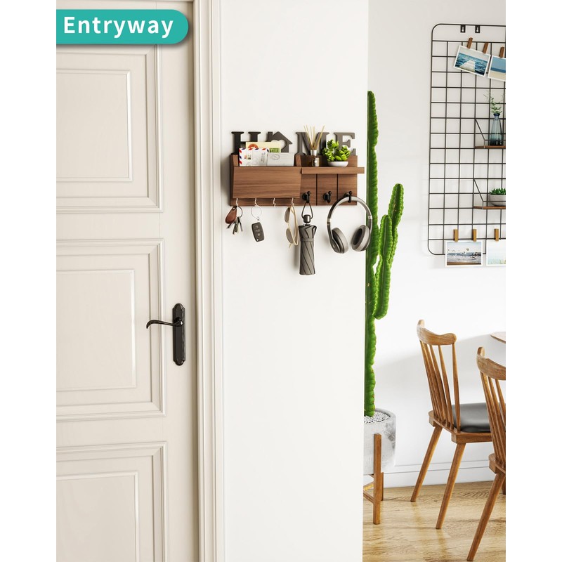 HapiRm Key Holder for Wall, Key Hanger with Home Design,