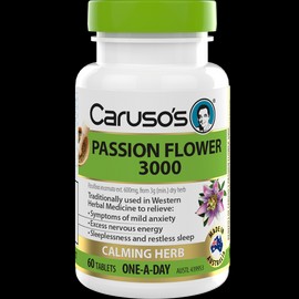 Caruso's Natural Health Passion Flower 3000 60 Tablets