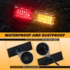 ELECHOI 8pcs 12-LED Emergency Strobe Light Ultra Slim Grille Flashing