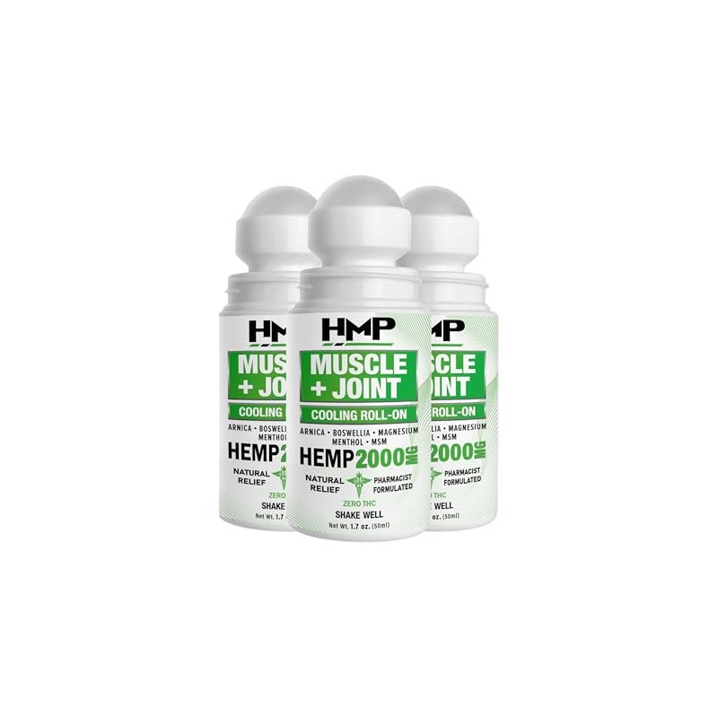 HMP Muscle & Joint Cooling Roll On - 2000MG Natural