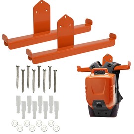 awagas 2 Pack Backpack Leaf Blower Hanger Heavy Duty Backpack Sprayer Wall Mount, Chainsaw Wall Mount Stand Accessories Garage Organization Storage Backpack Hanger for Weed Eater, Hedge Trimmer