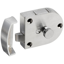 Rockwood 602.26D Cast Brass Gate Latch, 2-3/8" Width x 2" Height, 2-3/4" Strike Width x 2" Strike Length, Satin Clear Coated Finish