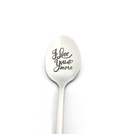 I Love You More Spoon Gifts for Boyfriend Girlfriend Husband Wife Anniversary Spoon Gifts for Him Her Christmas Birthday Thanksgiving Gift Valentines Day Gifts for Couple