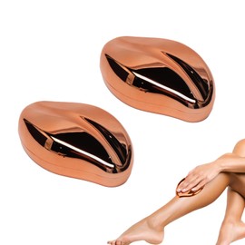 pclapora Nano Hair Remover, Crystal Hair Remover for Men and Women, Reusable Hair Removal Stone, Arms & Legs Glass Shaver, for Back, Arms and Legs, Pack of 2