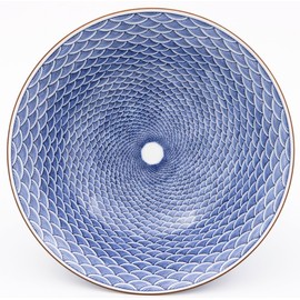 Hasami midō Cotta Large Vase (Cosmetic Box, 50-Pack) Seigaiha 尽si 33265