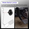 CHRYMUM 12PCS Car Brake Pedal Stop Pad Replacement OEM# 90541-06036,Car