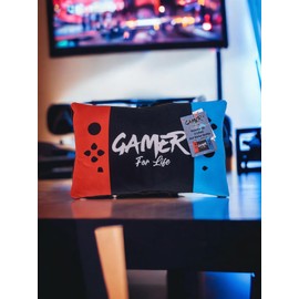 Gamer for Life Console Shaped Hot Water Bottle - Natural Rubber - 2 Litre Hot Water Bottle with Gaming Controller Cover