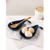 ANTIS'S HOME Ceramic Spoon Rest, Starry Night Glaze Spoon Holder,