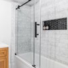Shower Door Handle 145mm Hole to Hole Stainless Steel Door
