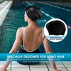 Large Long Hair Swim Cap with Extra Room for Women