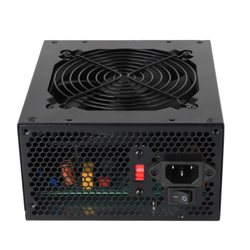 600W ATX Power Supply PSU, ESGAMING with 120mm Ultra Quiet