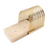Bread Slicing Cutter Wood 304 Stainless Steel Anti Slip Bread
