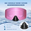 EXP VISION Ski/Snowboard Goggles, Magnetic Lens Snow Goggles with Anti-Fog