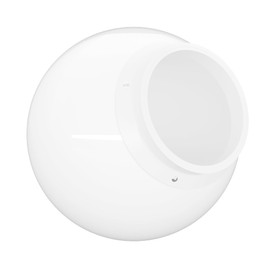 KastLite 16" White Acrylic Lamp Post Globe | Smooth Textured with 8" Fitter Neck | Manufactured in the USA