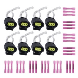 8 Pcs Ignition Coil Connector Plug Pigtail Wiring Harness Compatible with 2000-2020 Chrysler RAM 1500 2500 3500 Magnum Dakota Dodge Challenger Durango Replaces 5019952AA 1169 5019952AA