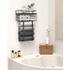 Aetyord Wall Mounted Towel Rack for Bathroom - Bath Storage