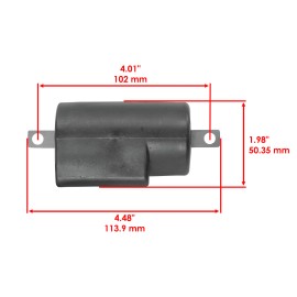 Caltric Ignition Coil for Kawasaki KZ440-D Ltd 1980 1981 1982 1983 / KZ750-G Ltd 1980
