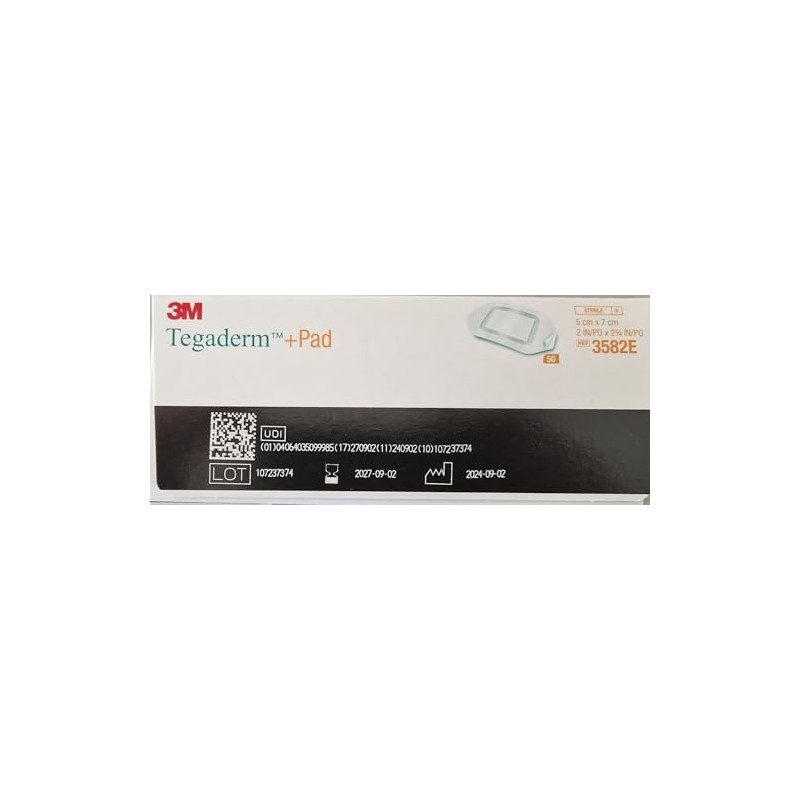 3M Tegaderm Tegaderm 3582 Bandages, Pad 3M, 5 cm x