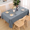 smiry Table Cloth Wipe Clean Rectangular 140x180 cm, Wipeable Water