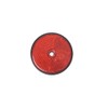 ProPlus 343757 Reflector Red Diameter 60 mm for Screw Mounting Rear Reflector Trailer Bus Truck Plastic