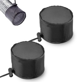 INCAUCA 8 Inch Grow Tent Vent Cover Filter, 2Pcs Grow Tent Duct Filter Vent Cover w/ Elastic Band & Fixed Buckle, Mesh Net Shield for Plant Grow Tent Ventilation Fan Exhaust Screen