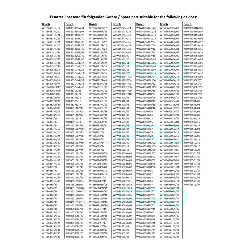 DL-pro Door Handle Silver for Bosch 644363 00644363 Washing Machine