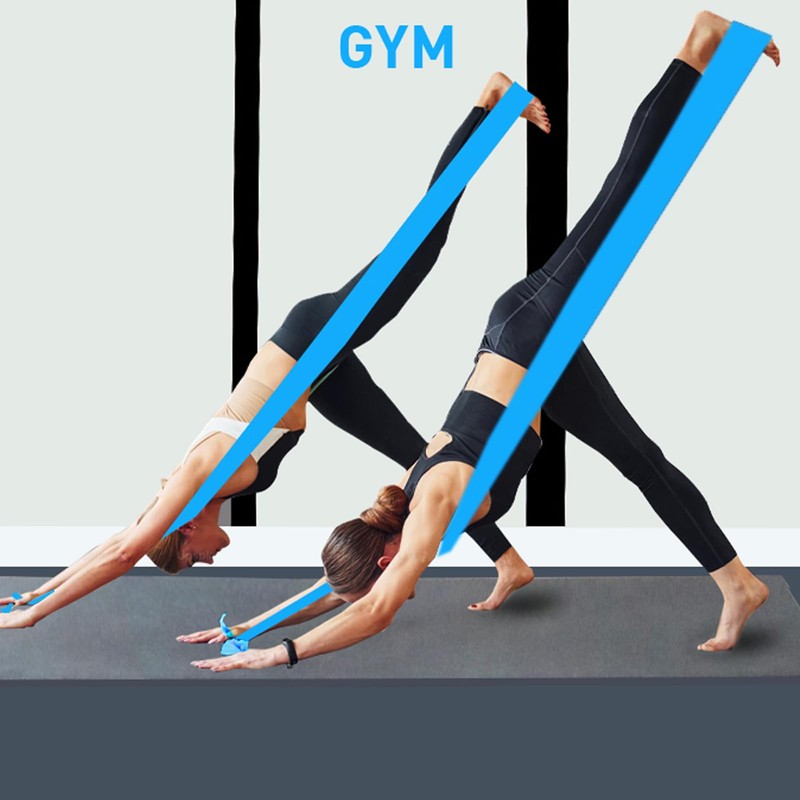 A AZURELIFE Resistance Bands,Professional Long Non-Latex Elastic Stretch Bands,Exercise Bands