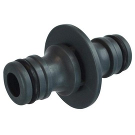 FAITHFULL HOSEPLDMC Plastic Double Male Hose Connector, Orange/Grey