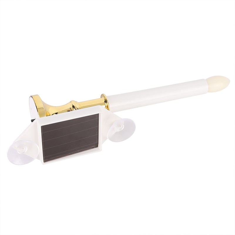 2Pcs Solar Power Candle Lamp Outdoor Flameless Candle Lamp Home