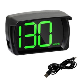 Digital GPS Speedometer Car mph HUD, Real-Time Heads up display Car Speedometer, USB Plug & Play, Suitable for Truck, SUV, Motorcycle, LED Large Font - Clear & Accurate