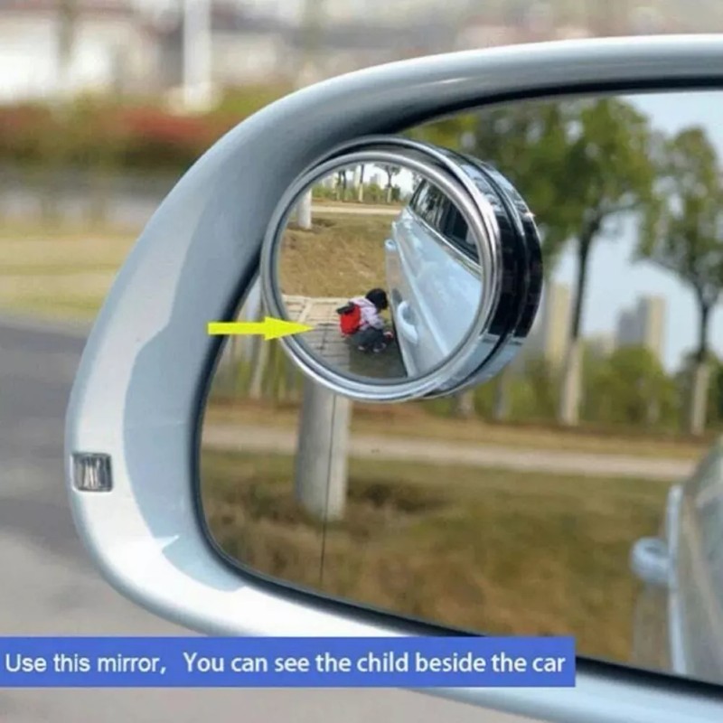 RUBEN ARMANDO 2 Pcs Espejo Retrovisor Angulo 360 Grados Coche