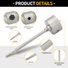 Concrete Hole Saw Kit of 20PCS & Hole Saw Set
