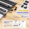 Zylorix 42" Cable Railing Post T304 Stainless Steel Angled Drilled