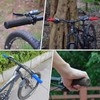 FIFTY-FIFTY MTB Grips, Single Lock-on Bicycle Grips Mountain Bike, Soft