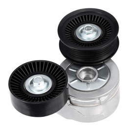 ISINSWIFT Belt Tensioner Assembly with Pulley Fit for Dodge Dakota 2000-2010,Durango,Ram 1500,fit for Jeep Commander,Grand Cherokee,Mitsubishi Raider,fit for Chrysler Aspen,Replace# 53030958AC