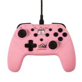 Konix Unik Switch Wired Controller (Be Love Pink)