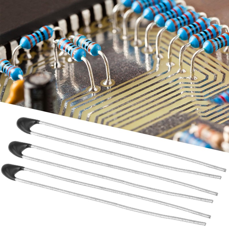 Pack of 10 MF52 NTC Thermistor, 5k-100k Resistance Value, Highly