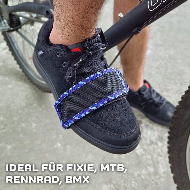 ONIPAX 1 Pair Bicycle Pedal Strap Toe Clips Straps Tape