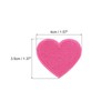 QUARKZMAN Iron-On Patches, Rose Pink, Iron-On Patches, Heart-Shaped Patches for